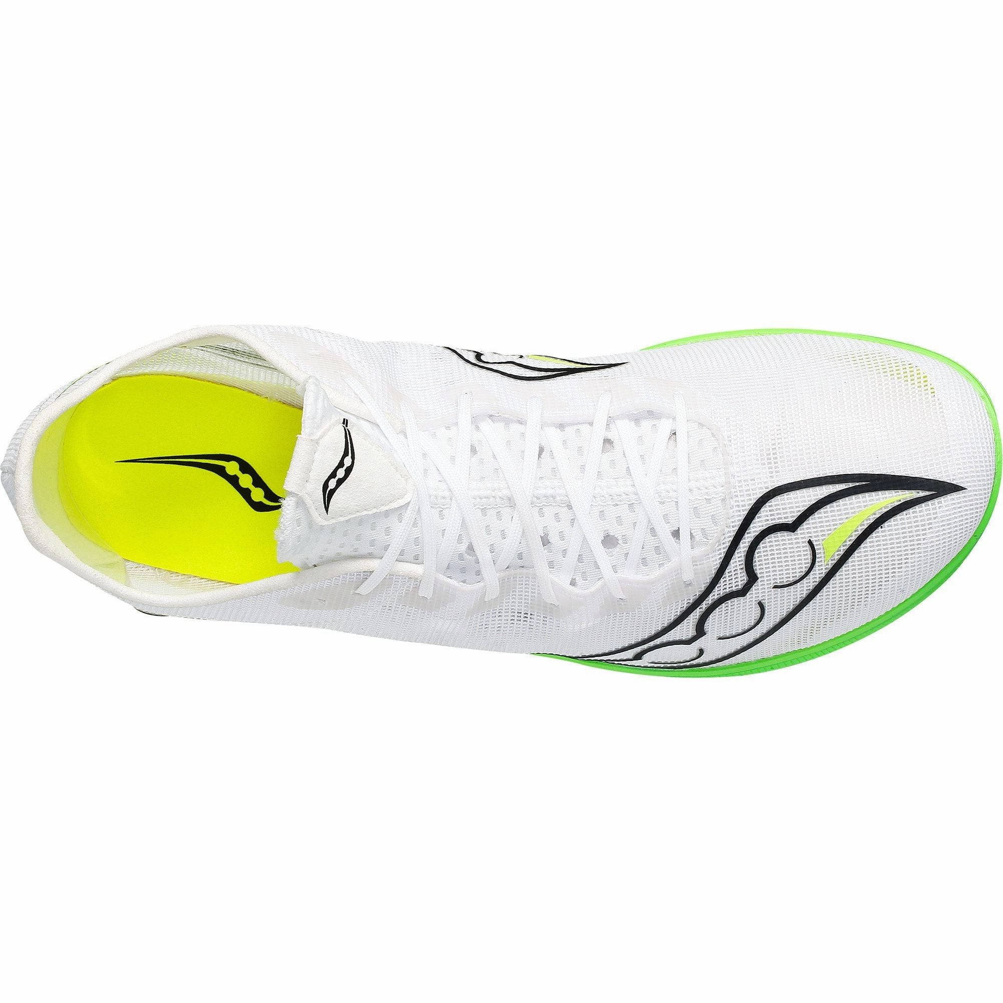 Saucony Endorphin Cheetah Mens Running Spikes - White Trail Shoes