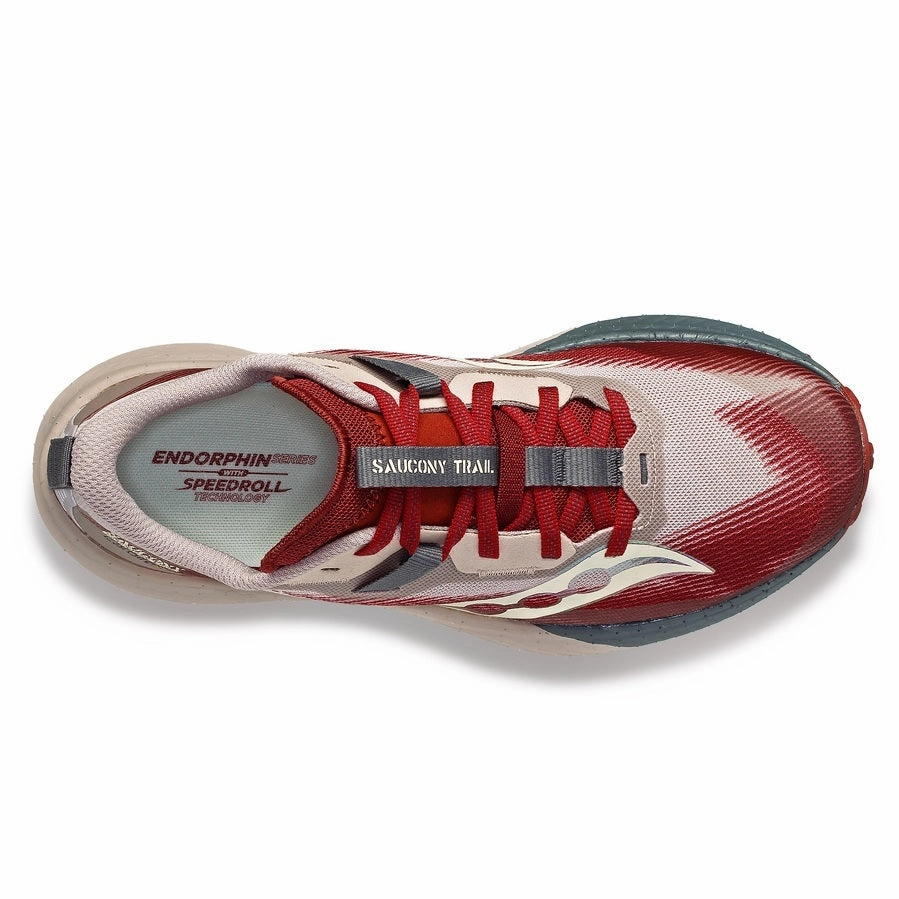 Saucony Endorphin Edge | Smoke / Sundown | Womens Saucony high-speed running shoes