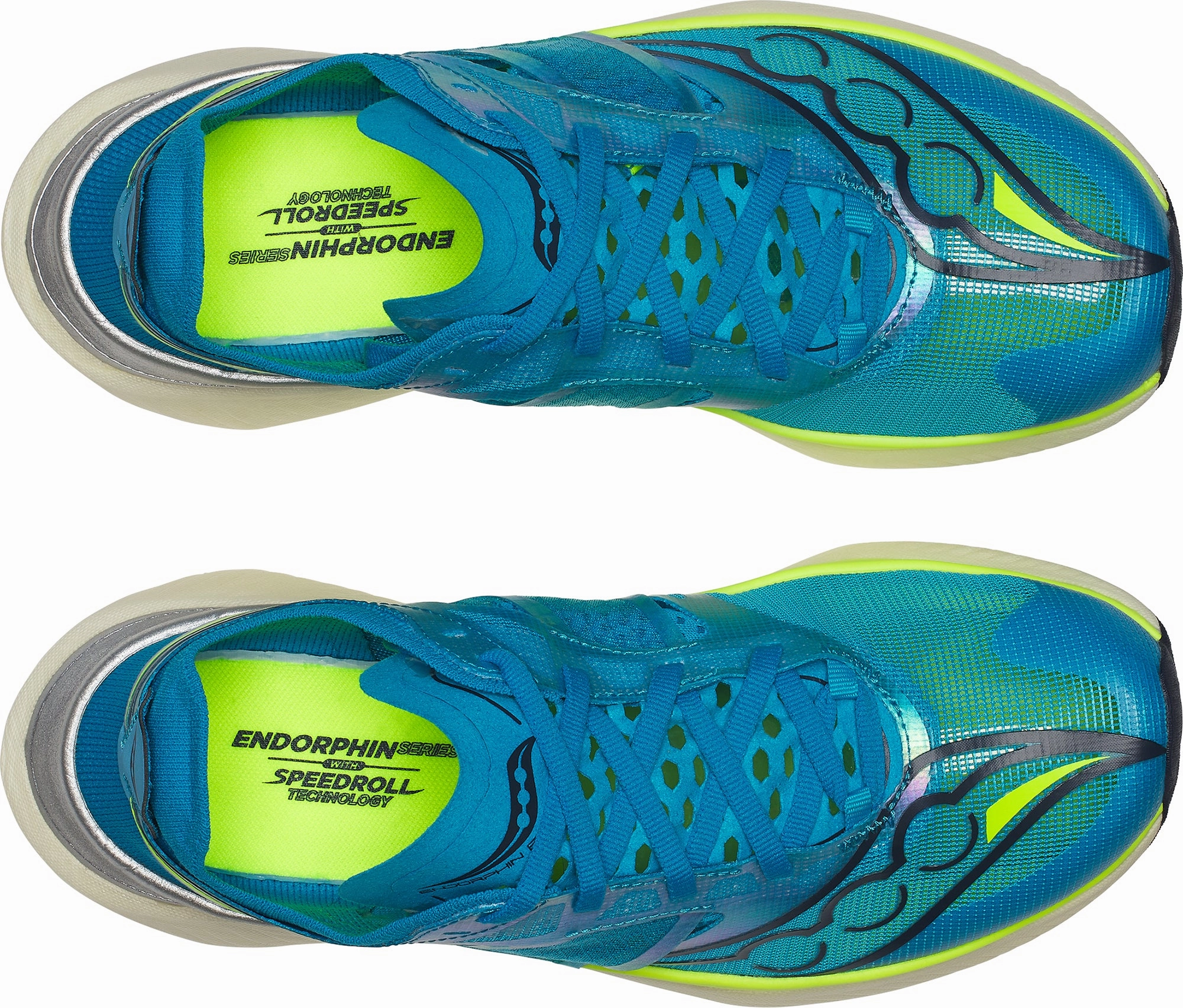 Saucony Endorphin Elite Womens Running Shoes - Blue Trail Shoes
