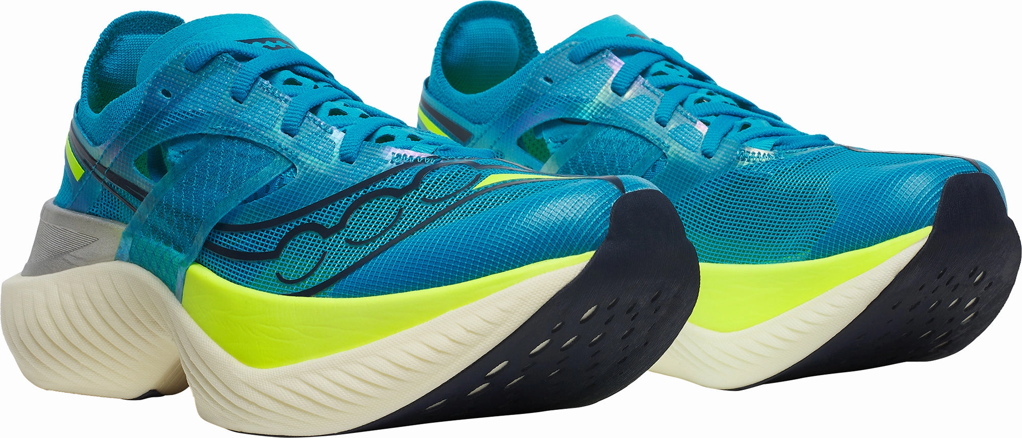 Saucony Endorphin Elite Womens Running Shoes - Blue Trail Shoes