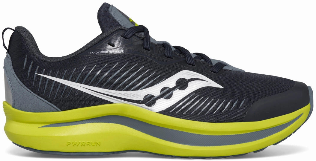 Saucony Endorphin KDZ Junior Running Shoes - Blue Saucony running shoes with stability support