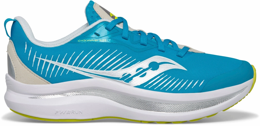 Saucony Endorphin KDZ Junior Running Shoes - Blue Saucony running shoes with stability support