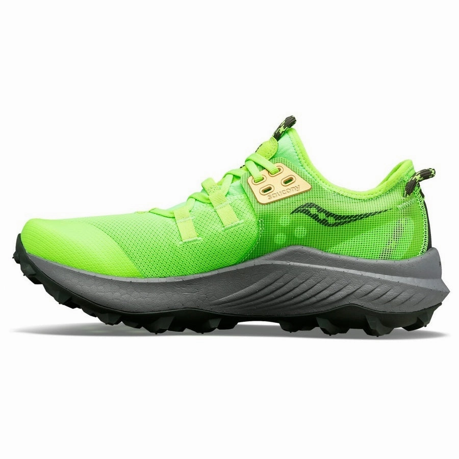 Saucony Endorphin Rift | Slime / Umbra | Womens Saucony high-speed running shoes