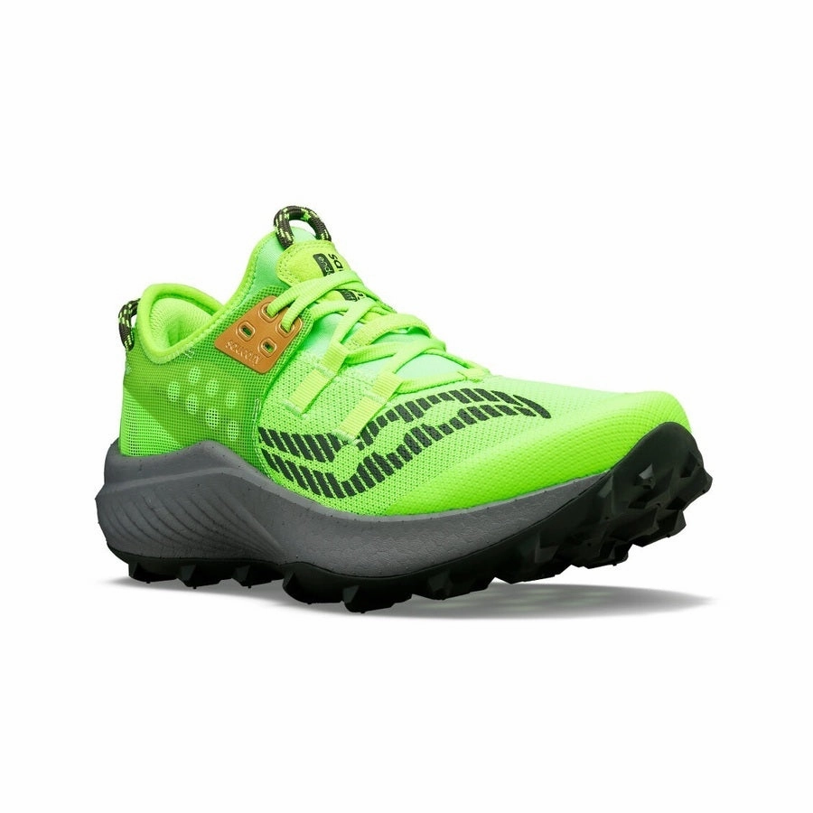 Saucony Endorphin Rift | Slime / Umbra | Womens Saucony high-speed running shoes
