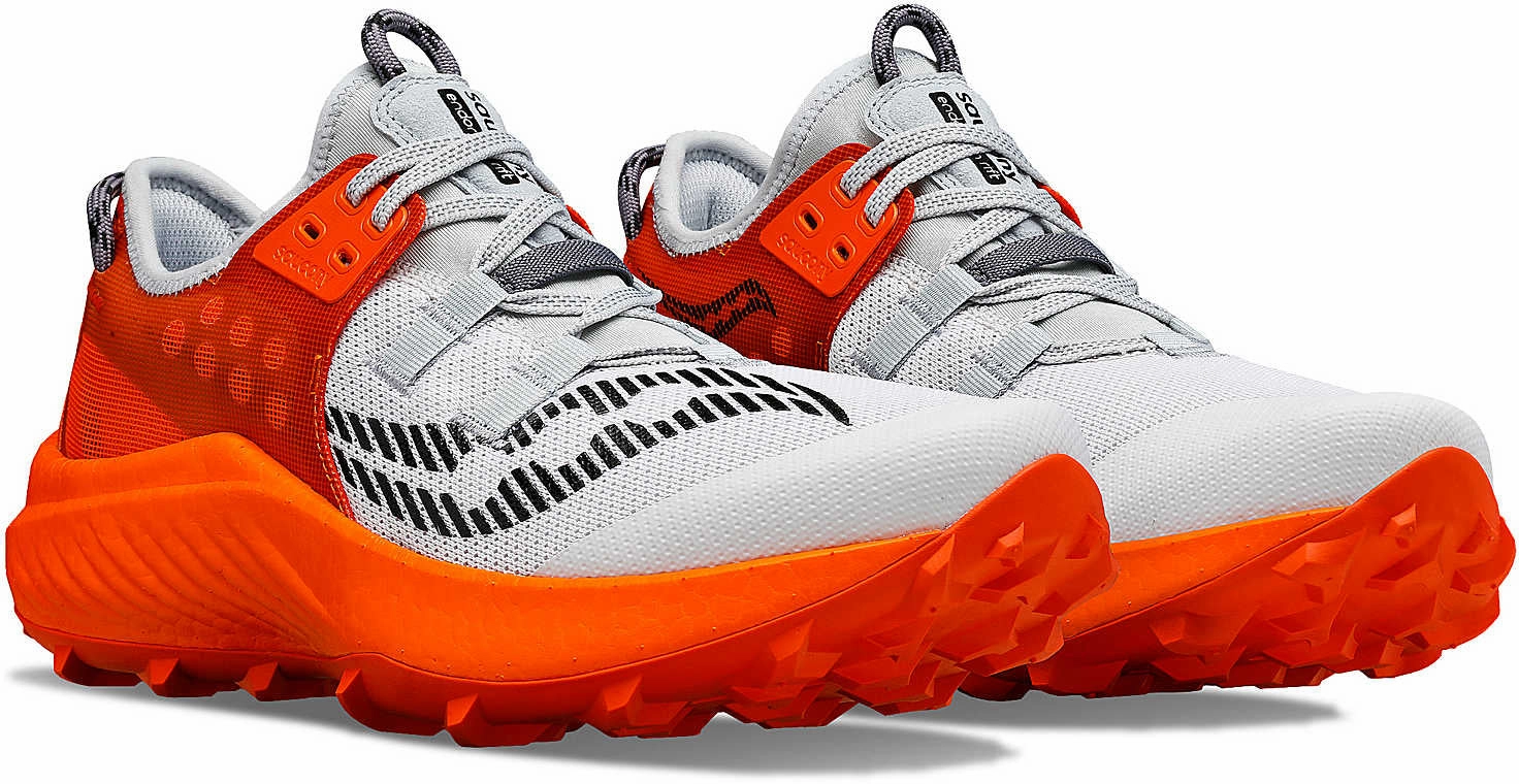 Saucony Endorphin Rift Mens Trail Running Shoes - Grey Trail Shoes