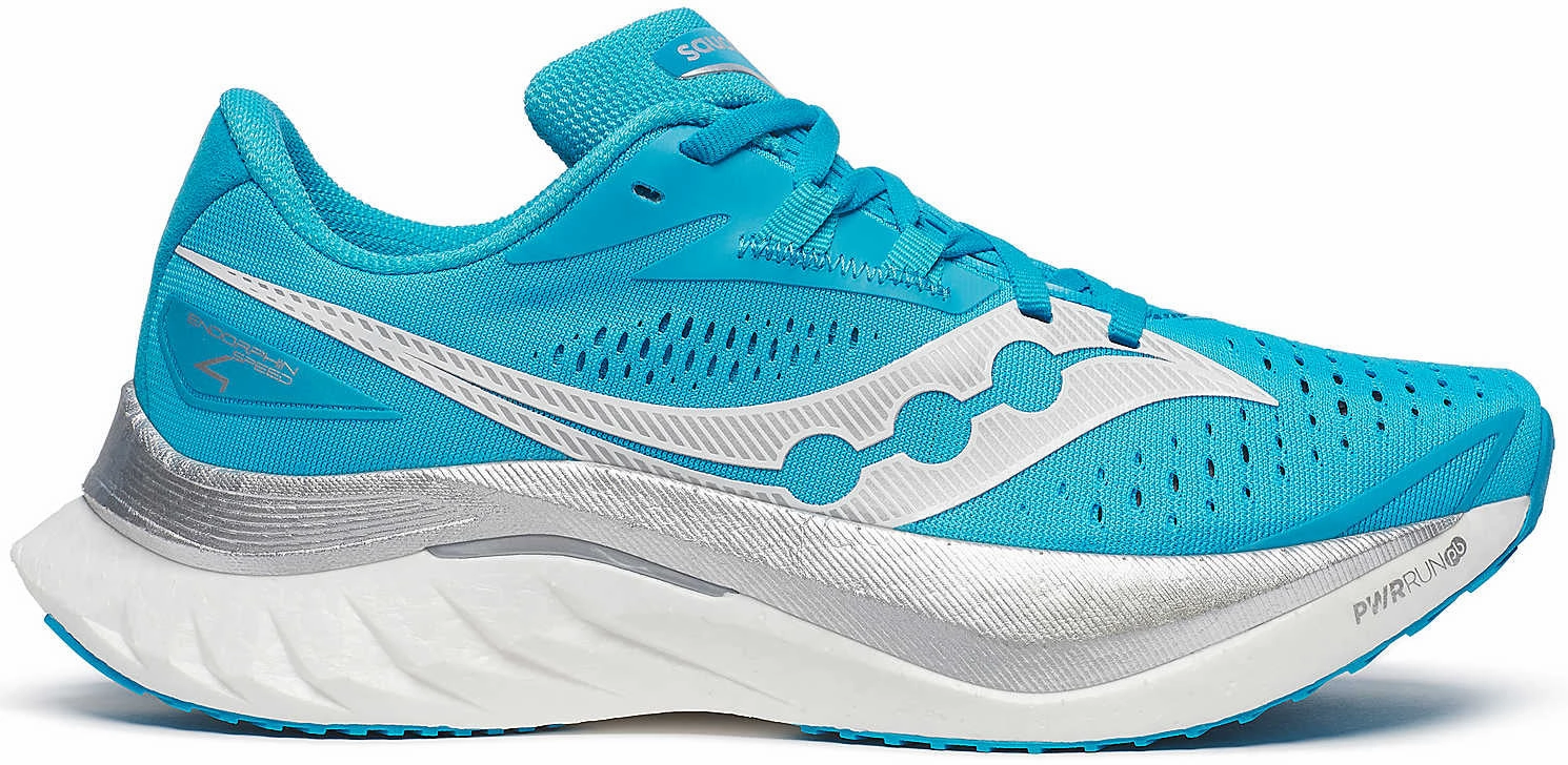 Saucony Endorphin Speed 4 Womens Running Shoes - Blue Saucony running shoes with stability support