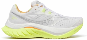 Saucony Endorphin Speed 4 Womens Running Shoes - White Saucony running shoes with stability support