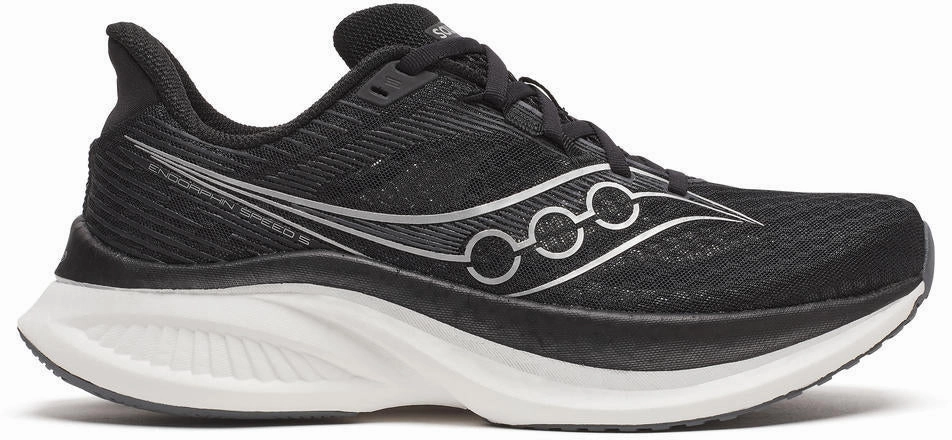 Saucony Endorphin Speed 5 Mens Running Shoes - Black Saucony running shoes with stability support
