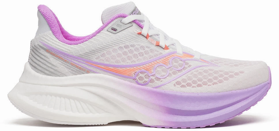 Saucony Endorphin Speed 5 Womens Running Shoes - White Saucony running shoes with stability support