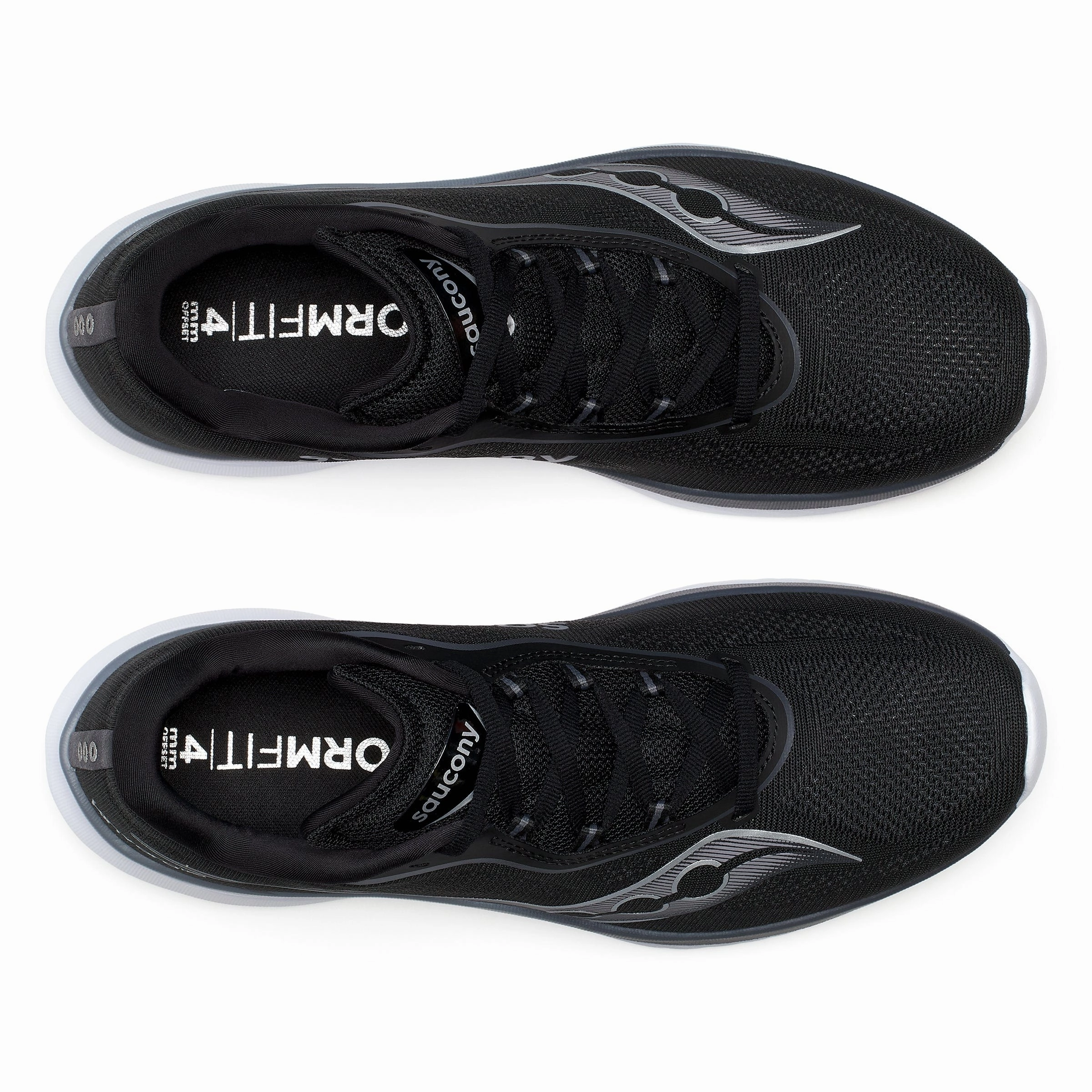 Saucony Kinvara 15 Men's Running Shoes Black/White AW24 Saucony versatile athletic footwear