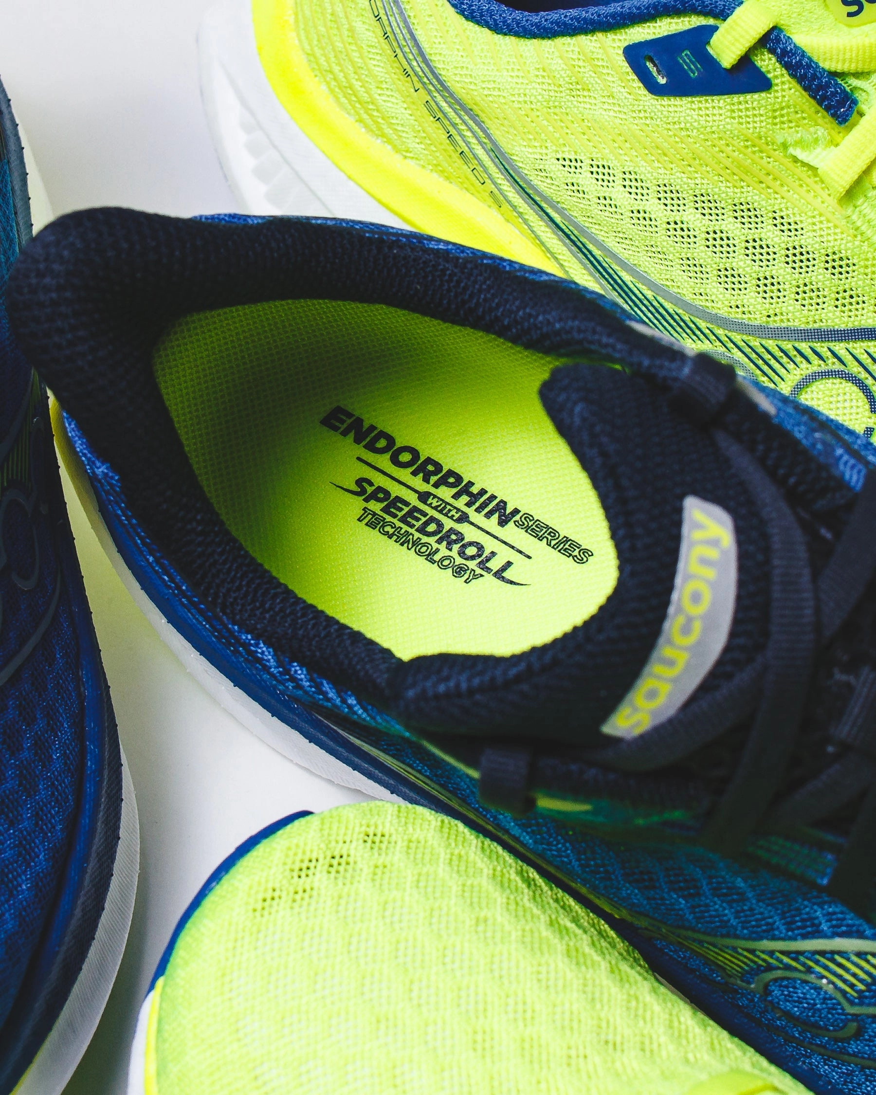 Saucony Men Endorphin Speed 5 Citron Lapis S21007-285 Saucony high-speed running shoes