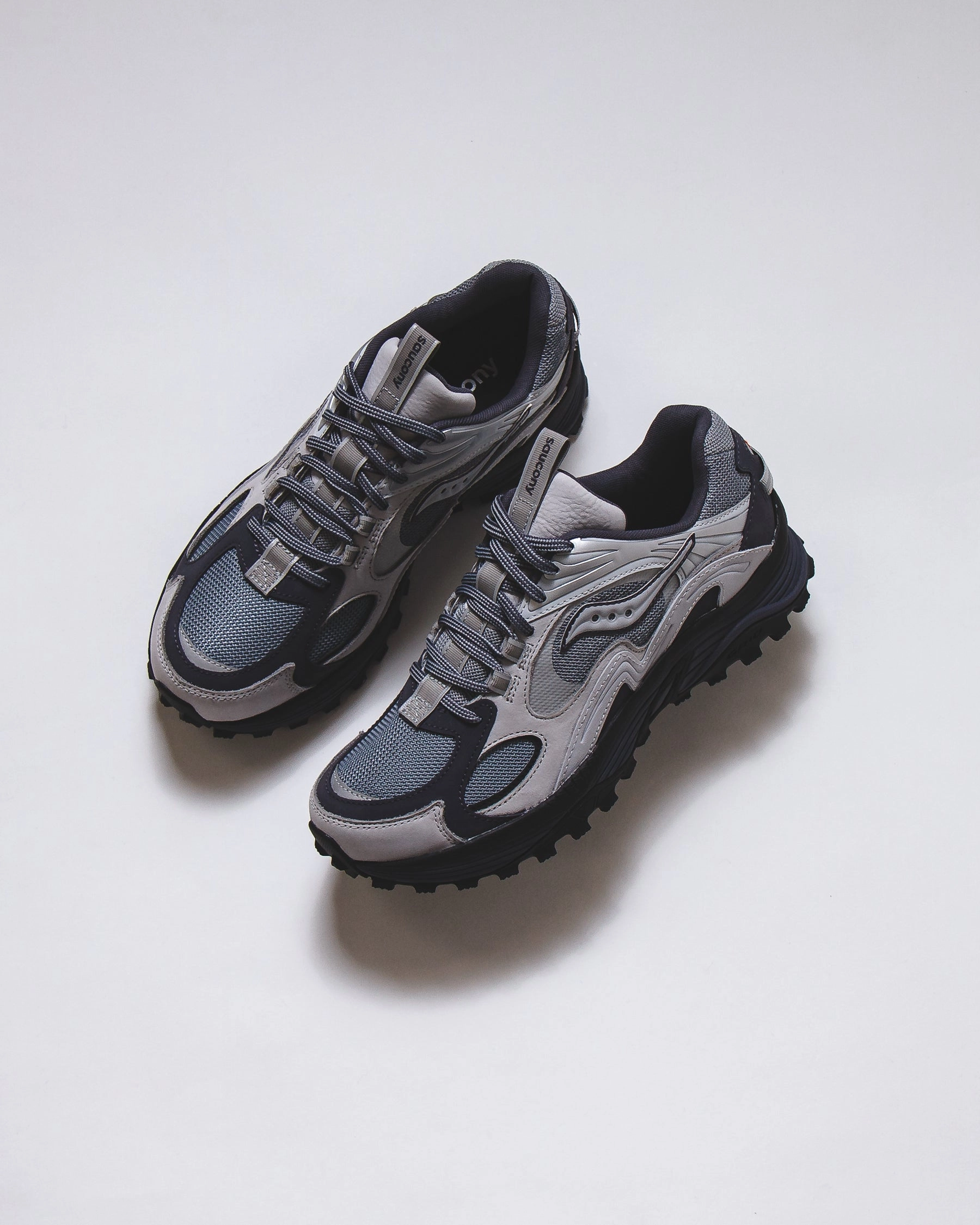 Saucony Men Grid Aura X Grey Silver S70908-2 Saucony high-speed running shoes