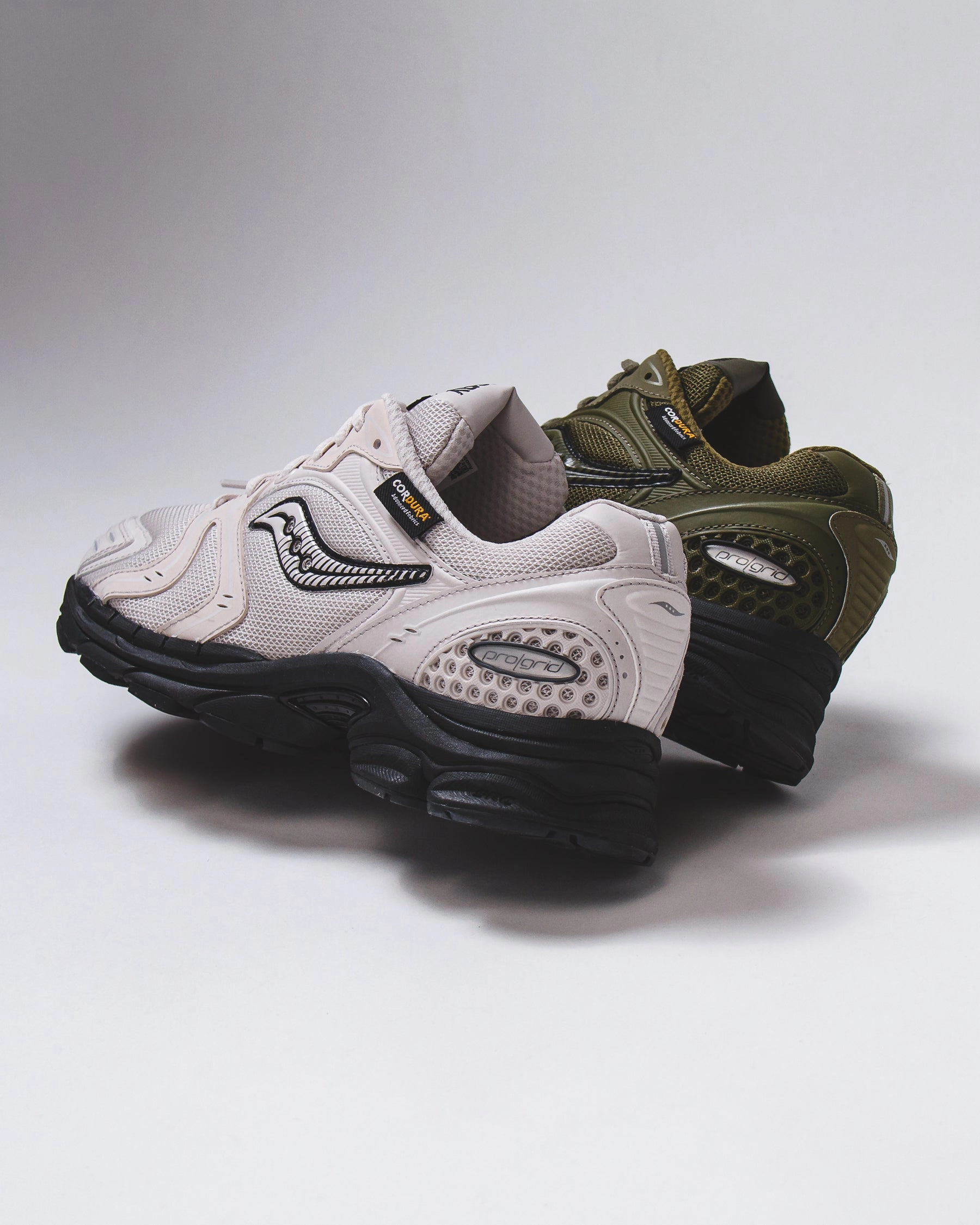 Saucony Men ProGrid Triumph 4 Gorpcore White Sand S70758-4 Saucony high-speed running shoes