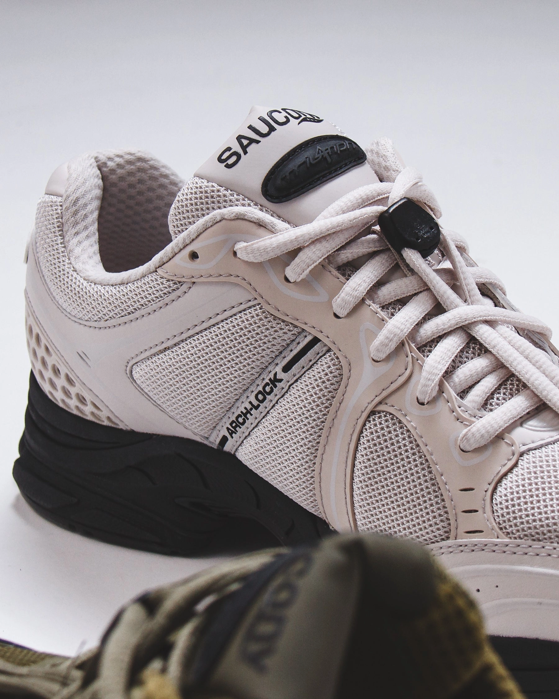 Saucony Men ProGrid Triumph 4 Gorpcore White Sand S70758-4 Saucony high-speed running shoes