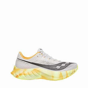 Saucony Men's Endorphin Pro 4 Running Shoes in Fog/Peel SS25 Saucony lightweight trainers for everyday use