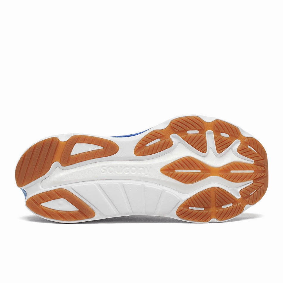 Saucony Men's Hurricane 24 Running Shoes in Azurite SS25 Saucony versatile athletic footwear