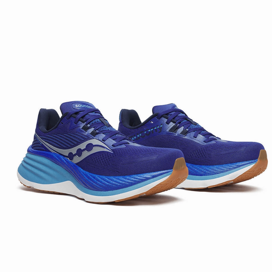 Saucony Men's Hurricane 24 Running Shoes in Azurite SS25 Saucony versatile athletic footwear
