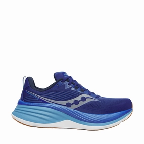 Saucony Men's Hurricane 24 Running Shoes in Azurite SS25 Saucony lightweight trainers for everyday use