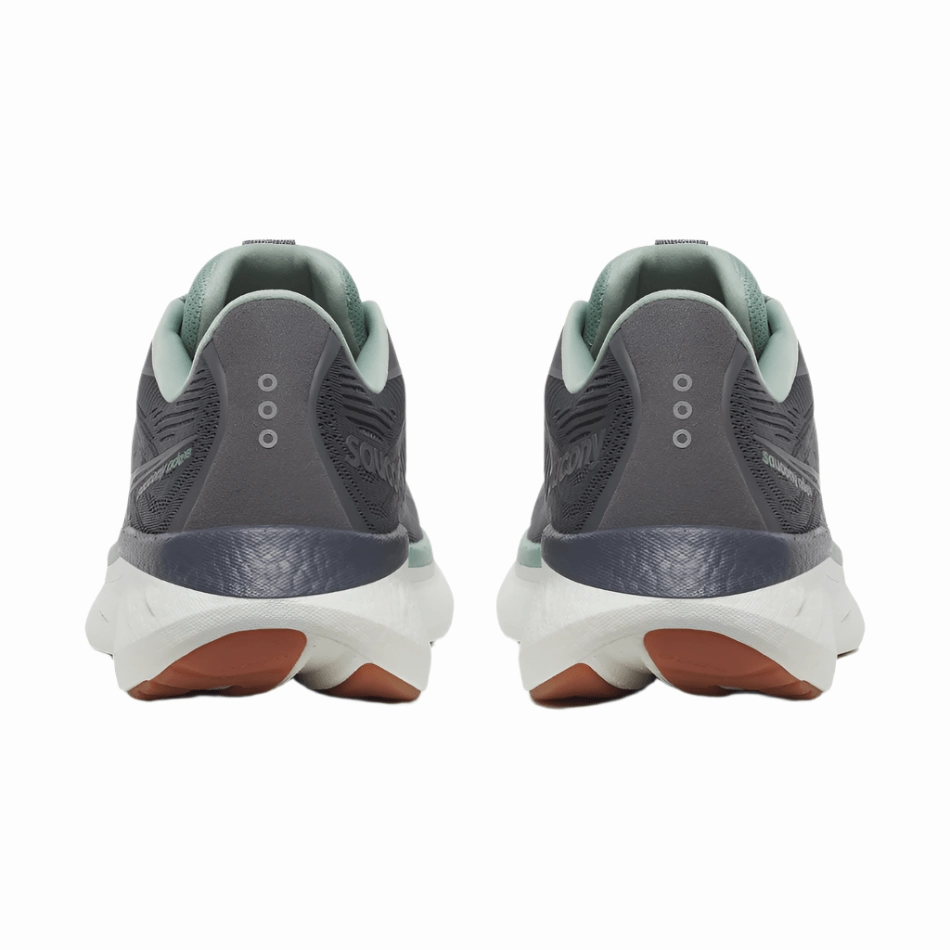 Saucony Men's Ride 18 Running Shoes in Carbon/Iceberg AW25 Saucony versatile athletic footwear