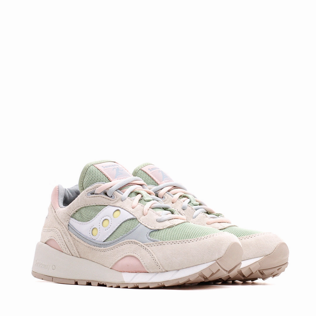 Saucony Men Shadow 6000 Stoney Creek White Green S70672-1 Saucony high-speed running shoes