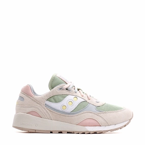 Saucony Men Shadow 6000 Stoney Creek White Green S70672-1 Saucony breathable mesh running sneakers