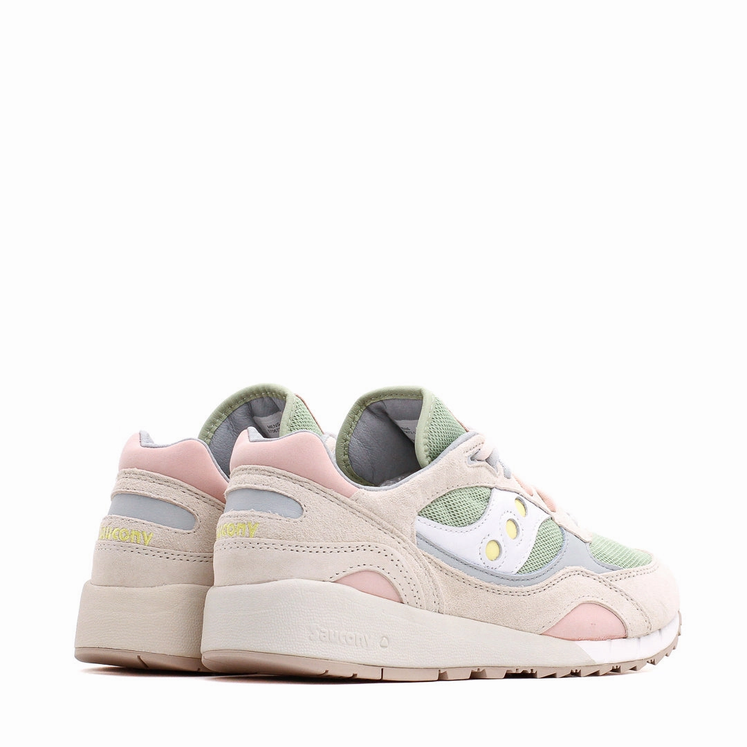 Saucony Men Shadow 6000 Stoney Creek White Green S70672-1 Saucony high-speed running shoes