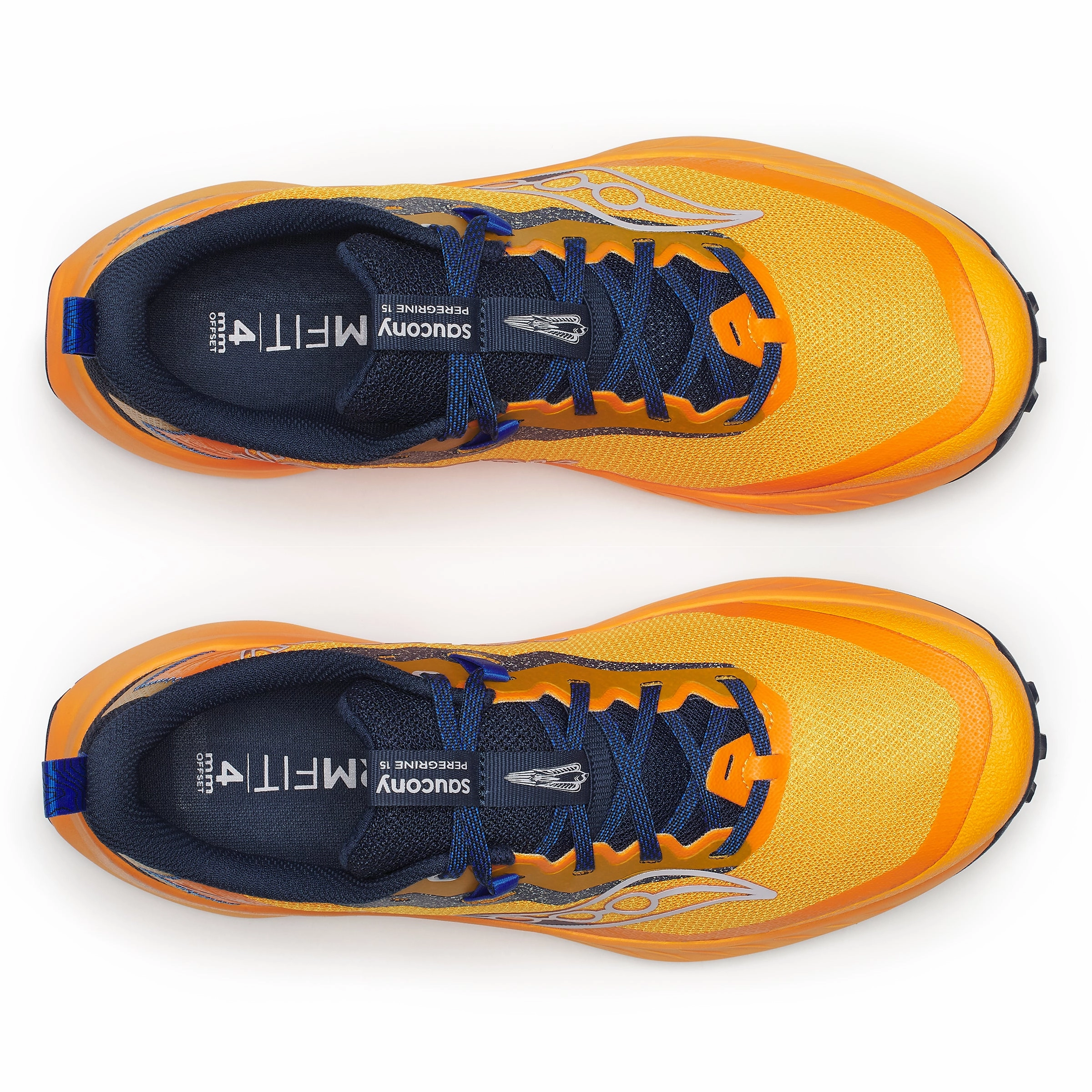 Saucony Peregrine 15 | Peel / Navy | Mens Saucony high-speed running shoes