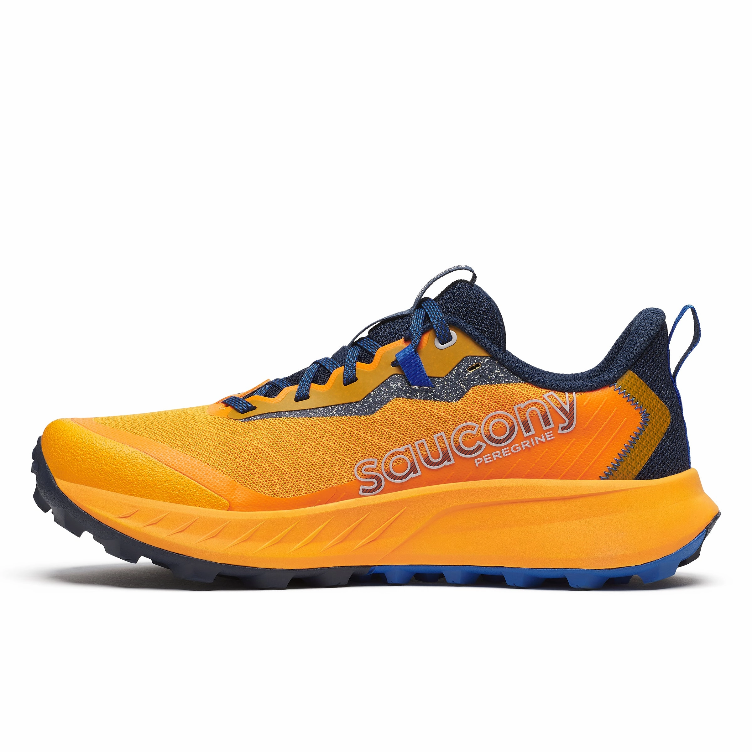 Saucony Peregrine 15 | Peel / Navy | Mens Saucony high-speed running shoes
