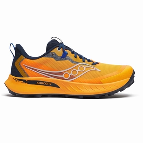 Saucony Peregrine 15 | Peel / Navy | Mens Saucony durable shoes for active lifestyle
