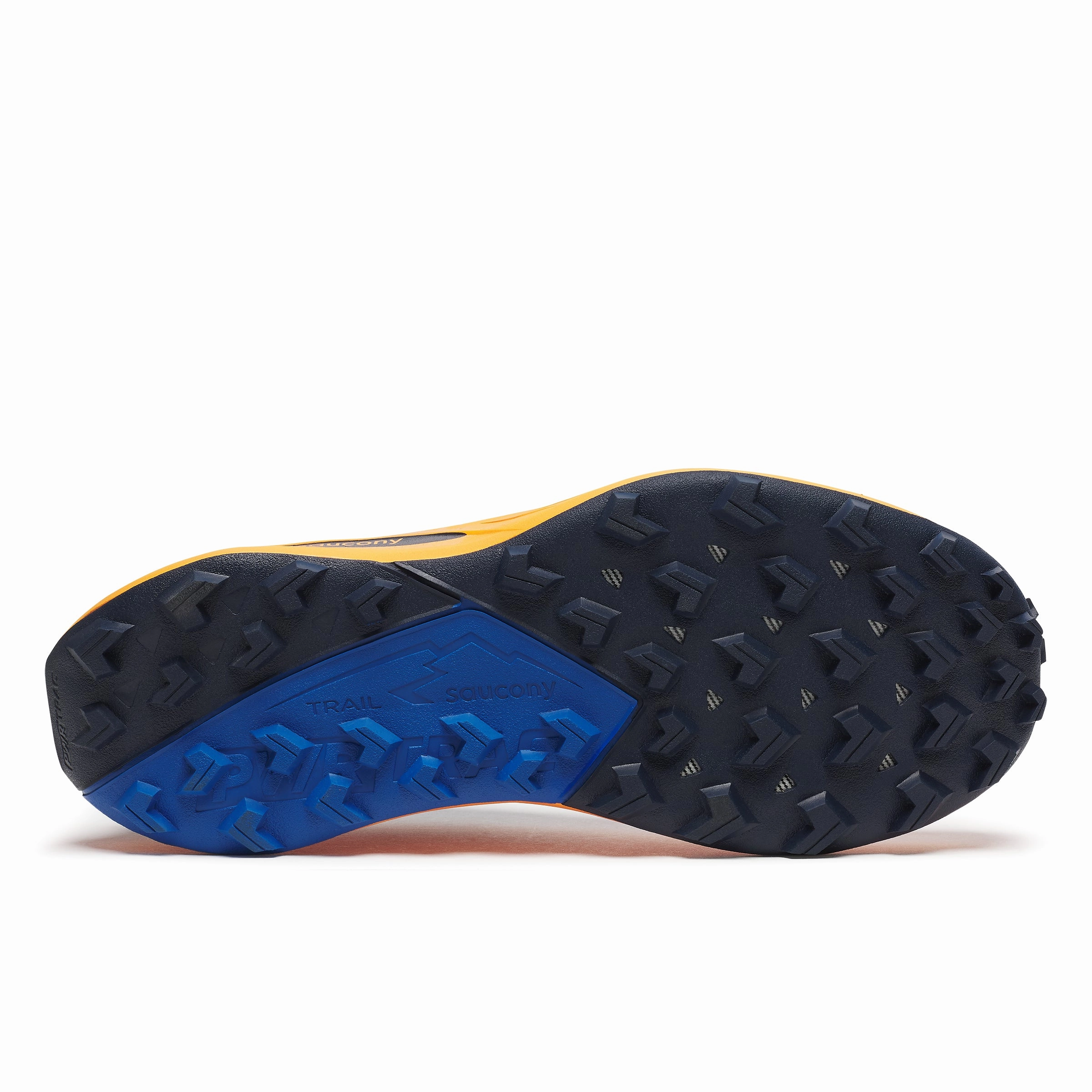 Saucony Peregrine 15 | Peel / Navy | Mens Saucony high-speed running shoes