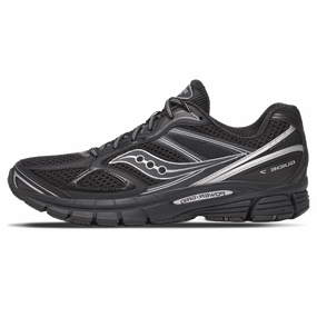 Saucony ProGrid Guide 7 'Black Silver' saucony breathable trainers for runners