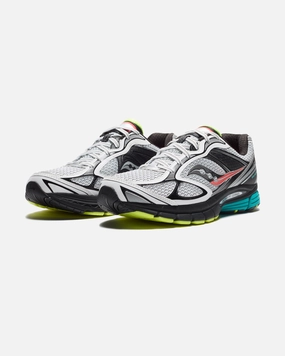 SAUCONY PROGRID GUIDE 7 - WHITE/ TEAL saucony comfortable casual sneakers