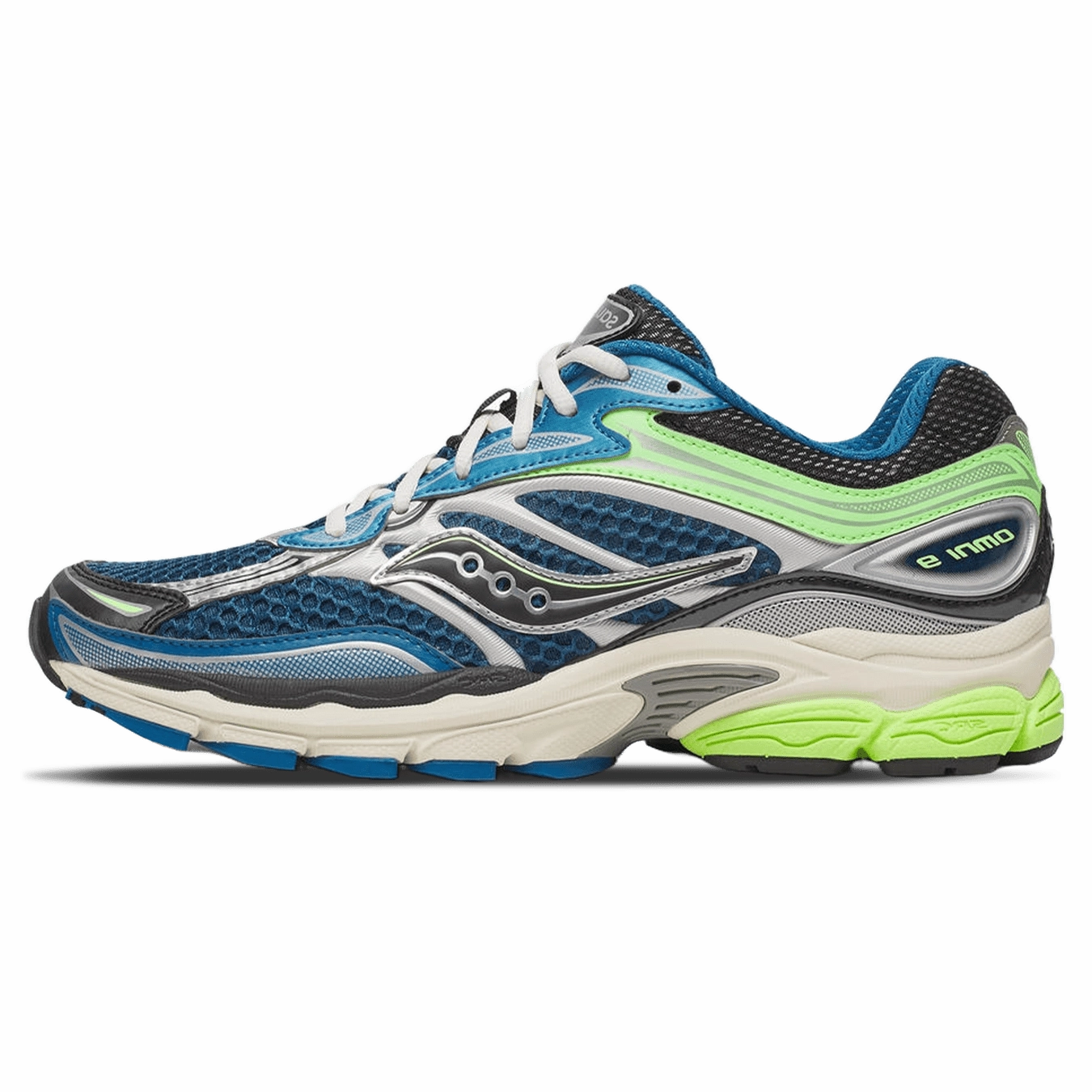 Saucony ProGrid Omni 9 'Blue Lime' saucony breathable trainers for runners