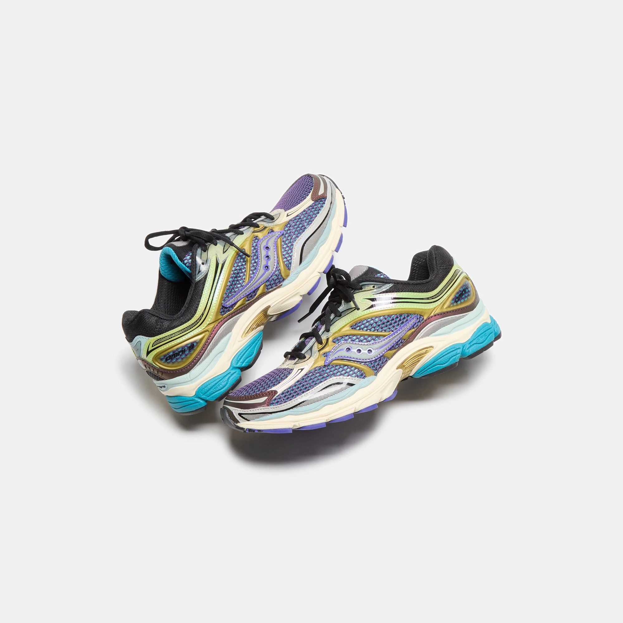 Saucony Progrid Omni 9 - Purple / Yellow Saucony Lightweight Shoes