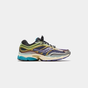 Saucony Progrid Omni 9 - Purple / Yellow saucony durable performance running shoes