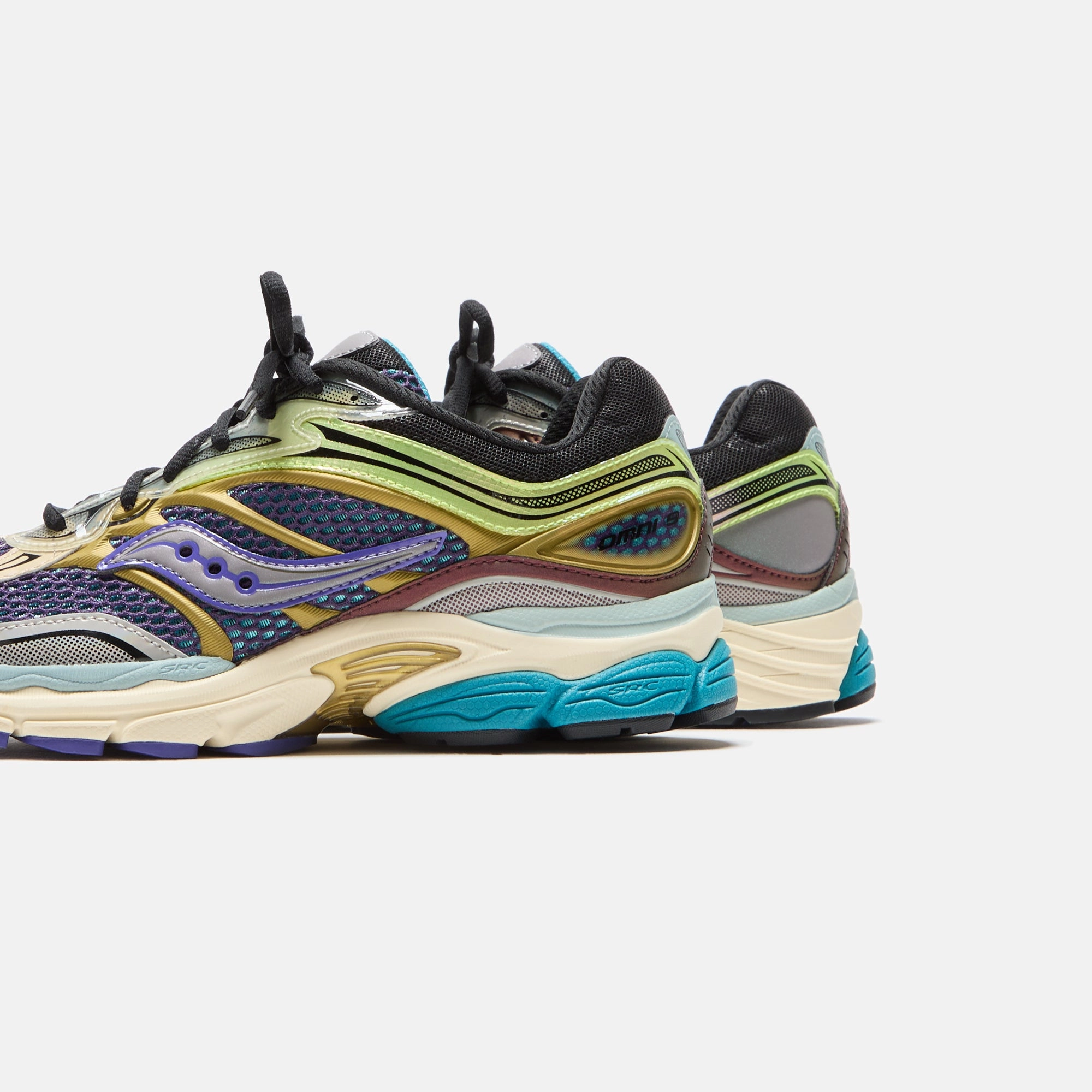 Saucony Progrid Omni 9 - Purple / Yellow Saucony Lightweight Shoes