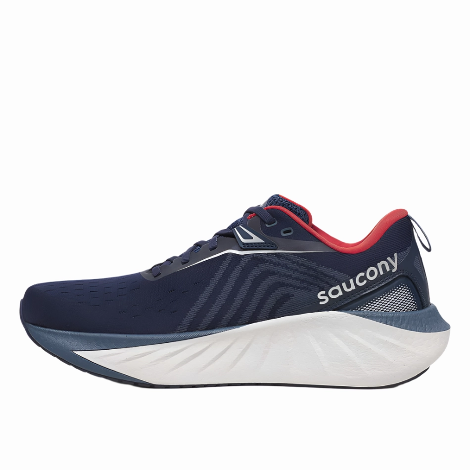 Saucony Triumph 22 Men's Running Shoes in Navy/Dusk Saucony versatile athletic footwear