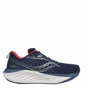 Saucony Triumph 22 Men's Running Shoes in Navy/Dusk Saucony lightweight trainers for everyday use