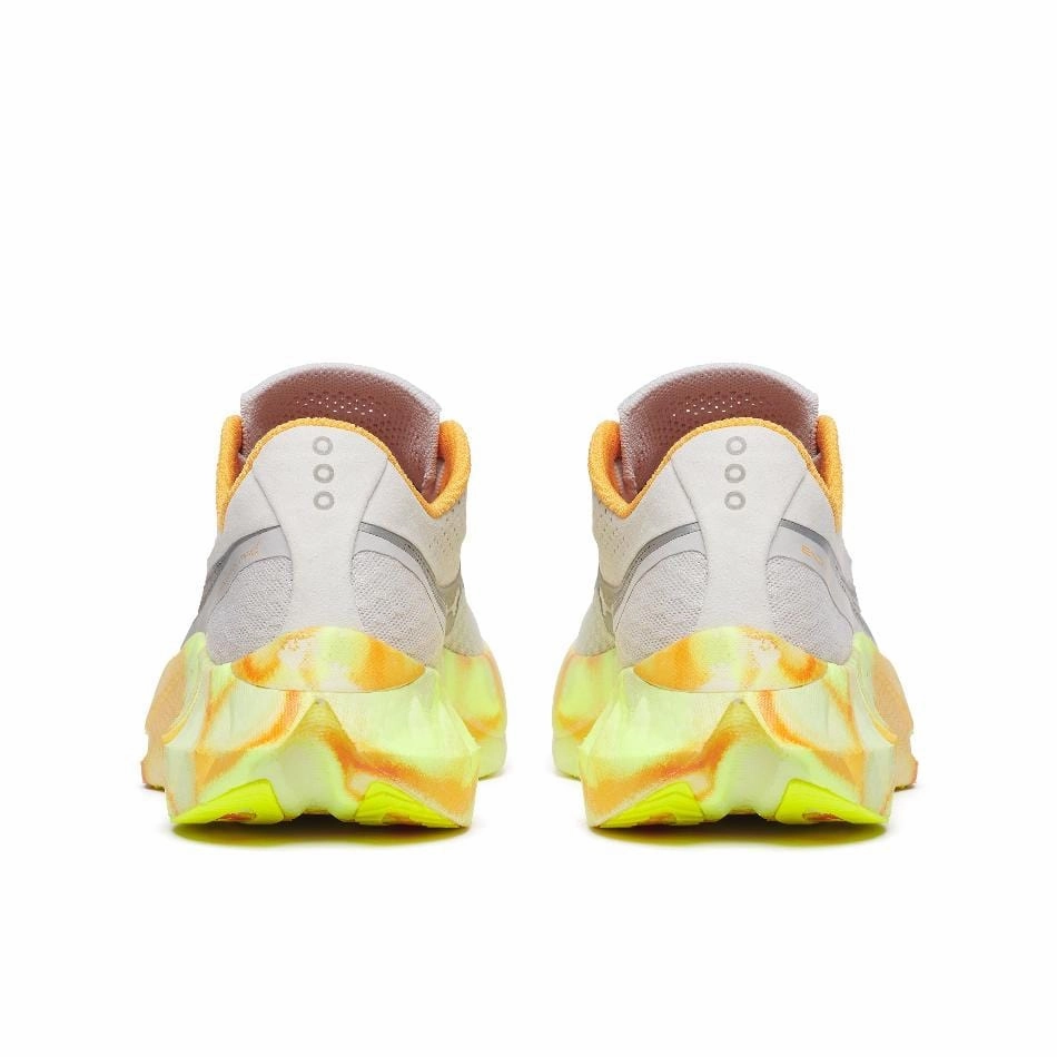 Saucony Women's Endorphin Pro 4 Running Shoes in Fog/Peel SS25 Saucony versatile athletic footwear