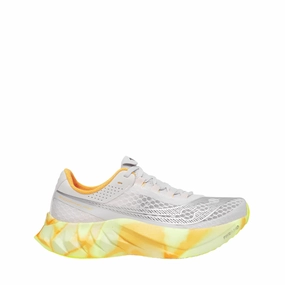 Saucony Women's Endorphin Pro 4 Running Shoes in Fog/Peel SS25 Saucony lightweight trainers for everyday use