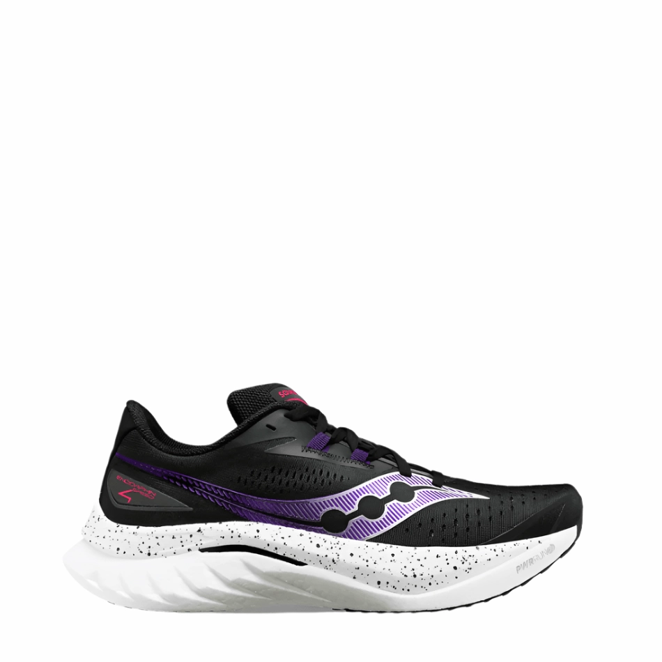 Saucony Women's Endorphin Speed 4 in Black Saucony lightweight trainers for everyday use