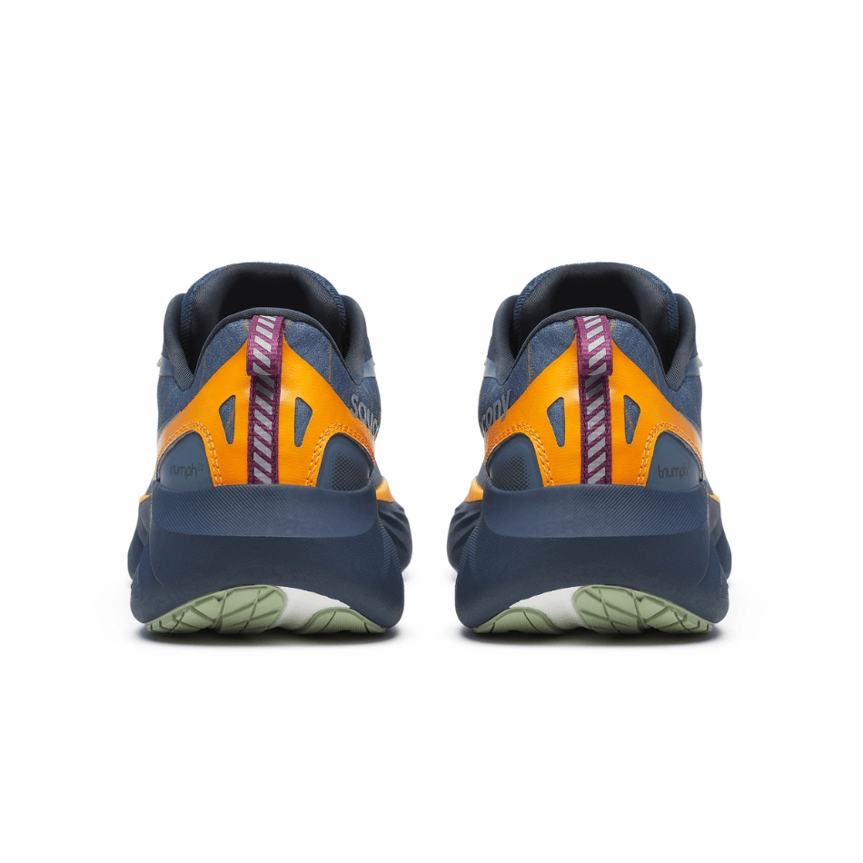 Saucony Women's Triumph 22 GTX in Mirage/Navy Saucony versatile athletic footwear