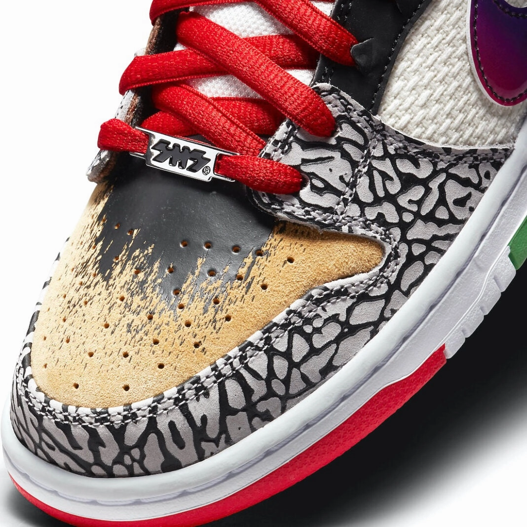 SB Dunk Low Pro QS What The Paul Sports Red Varsity Maize Rouge Sport Street Shoes