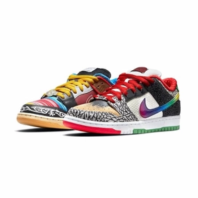 SB Dunk Low Pro QS What The Paul Sports Red Varsity Maize Rouge Sport Nike casual sneakers with modern design