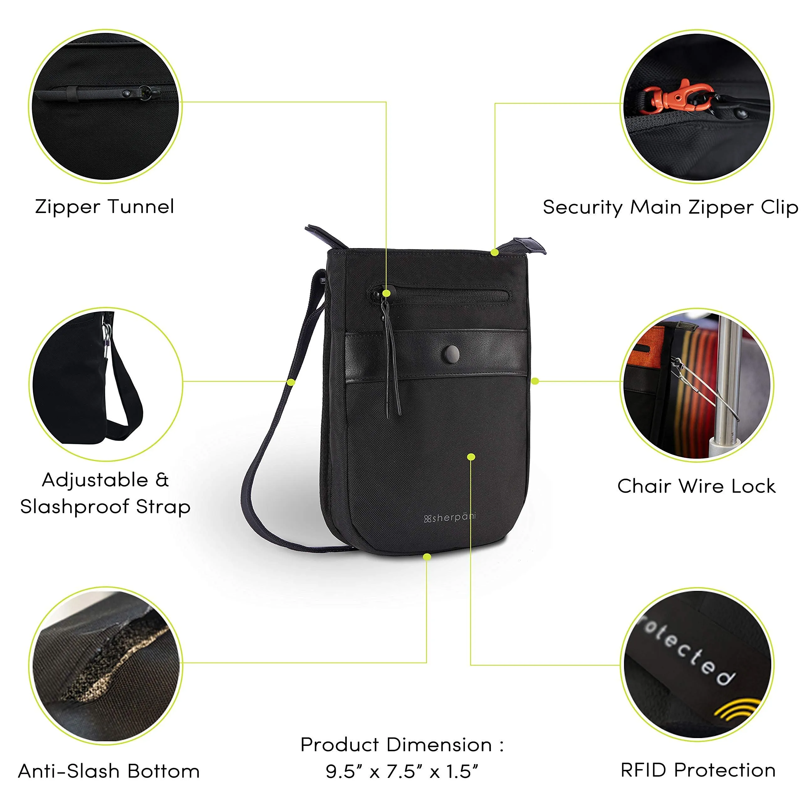 Sherpani Anti-Theft Prima Bags Sherpani