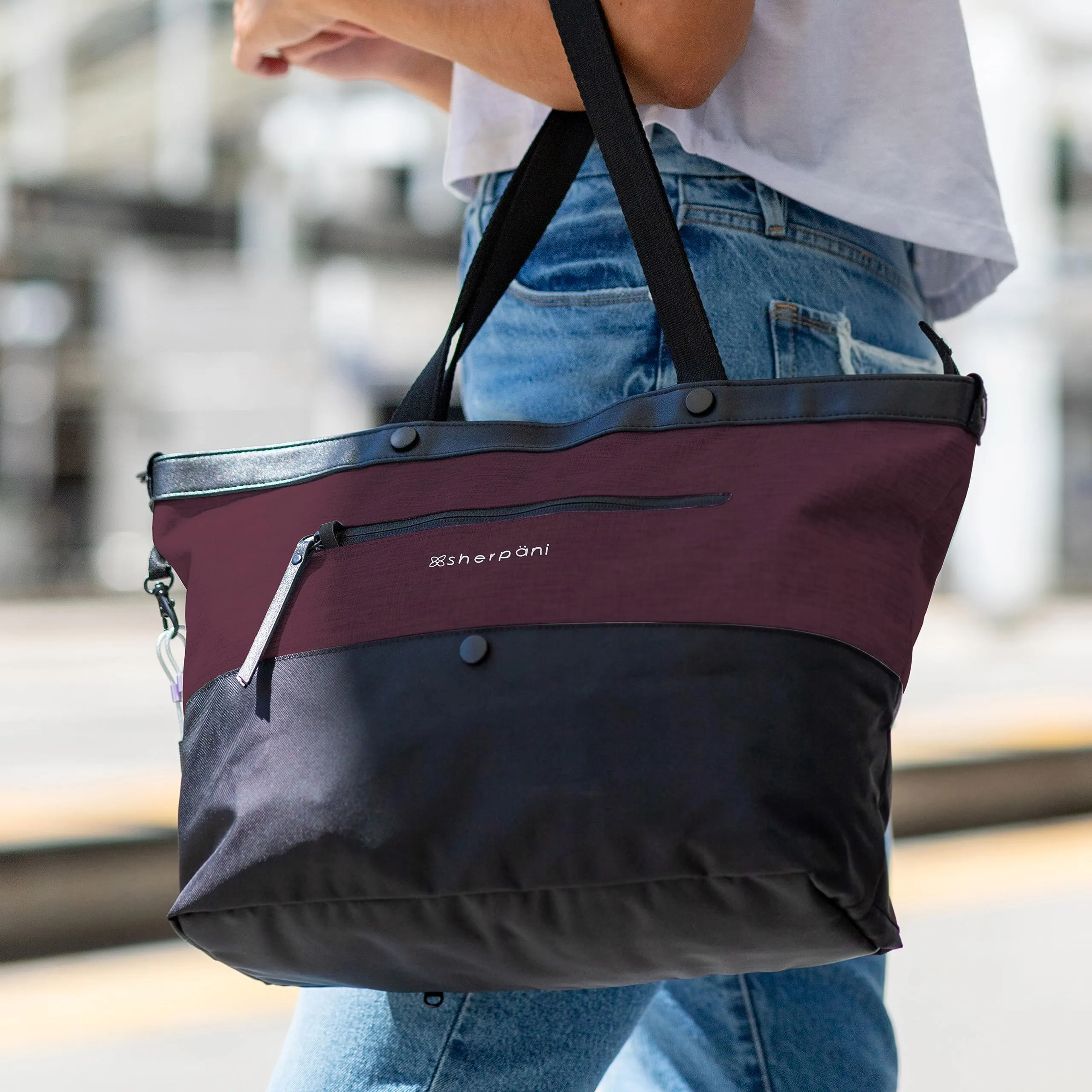 Sherpani Cali, Anti Theft Tote Bag, Travel Bag, Tote Purse, Teacher Bag, Work Tote Bags for Women, Fits 15 Inch Laptop (No Sleeve) Bags Sherpani