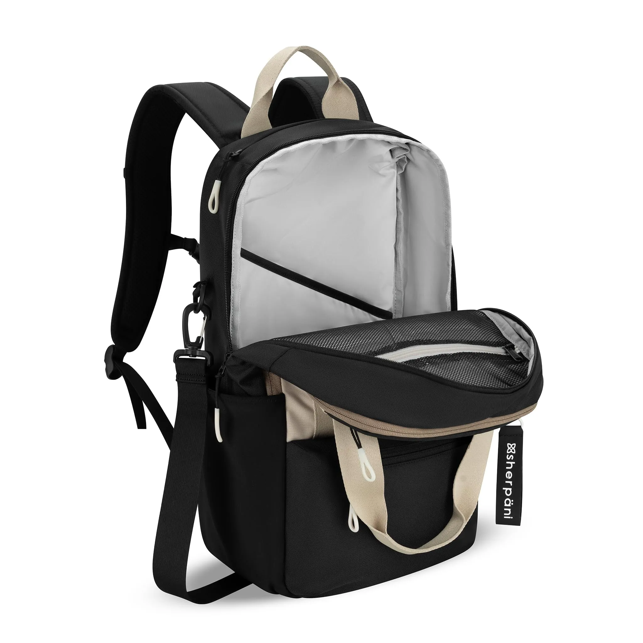 Sherpani Camden Convertible Backpack Tote for Women Fits 15 Inch Laptop Bags Sherpani