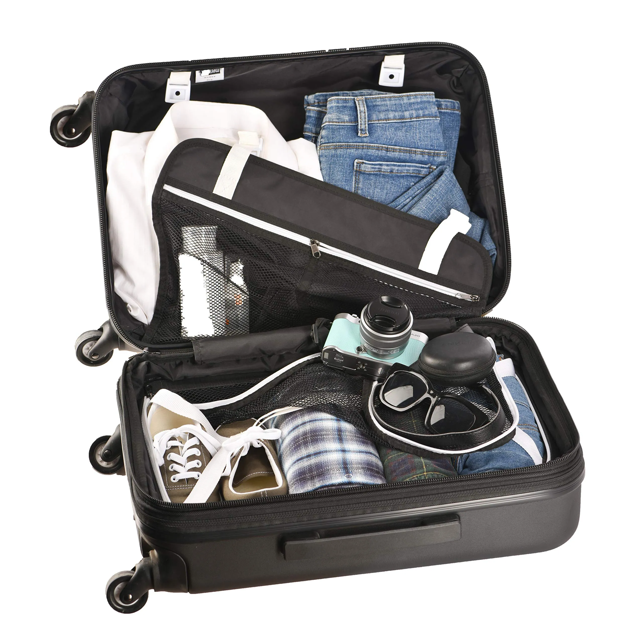 Sherpani Meridian Crushproof 22" Inch Carry on Expandable Luggage Bags Sherpani