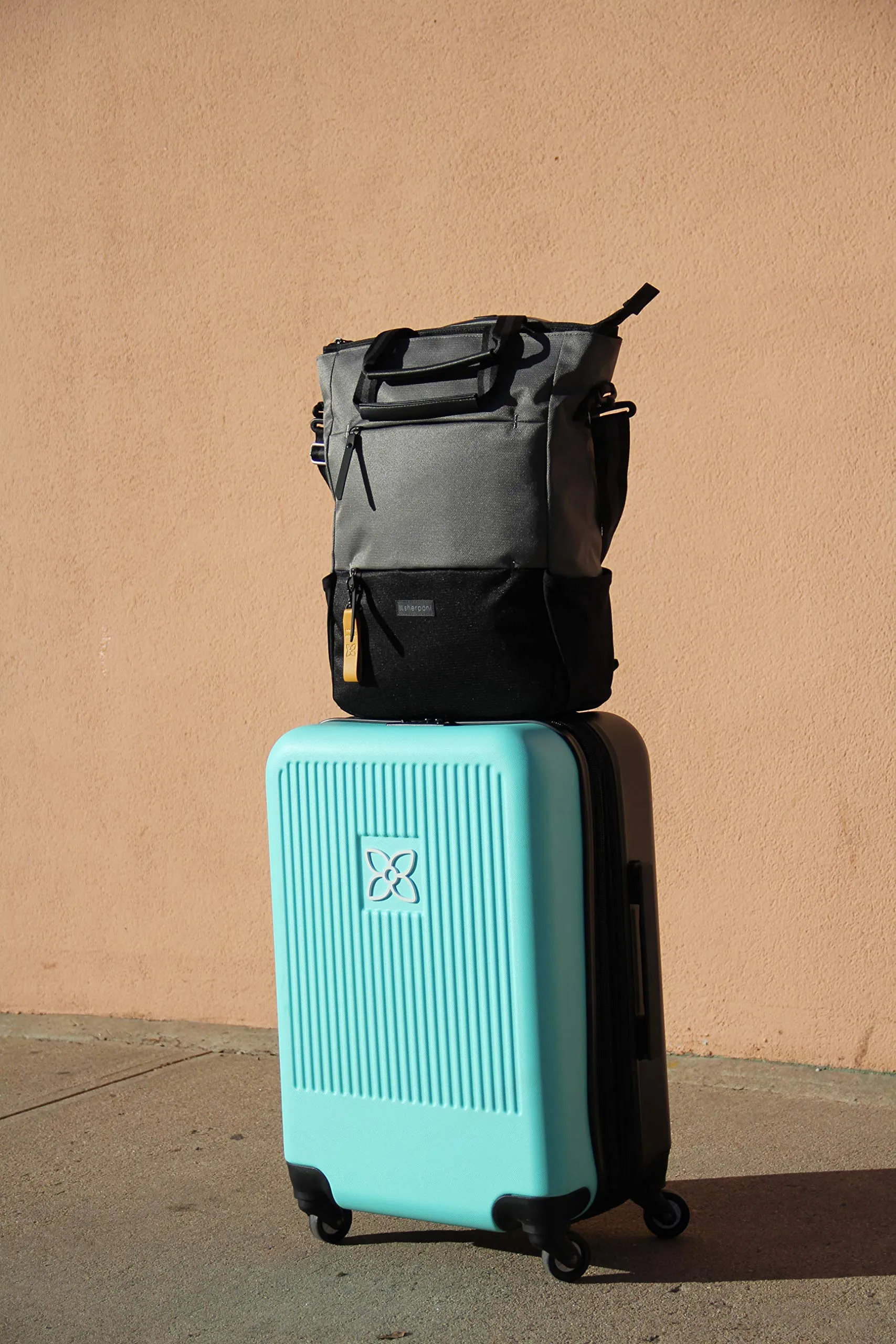 Sherpani Meridian Crushproof 22" Inch Carry on Expandable Luggage Bags Sherpani