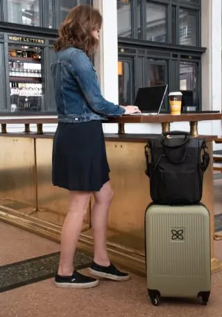 Sherpani Meridian Crushproof 22" Inch Carry on Expandable Luggage Bags Sherpani